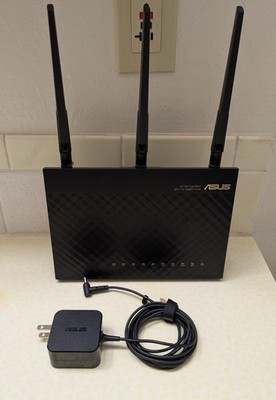 ASUS RT-AC1900P Dual-Band WiFi Router (1900Mbps, 4-Port) w/Power Cord