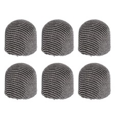 6Pcs Stylus Pen Tips 8mm Conductive Mesh Fiber Touch Screen Pens Tip, Gray