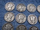20 SILVER MERCURY DIMES WITH DATES lot WO — photo 2