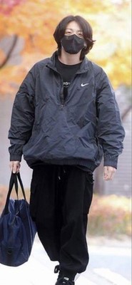 Stussy Men S Bts Jungkook Wearing Nike Windrunner Jacket S Limited