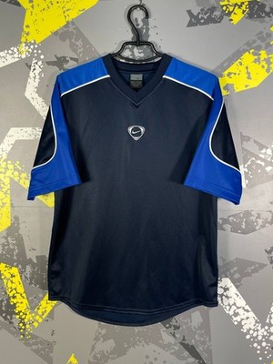 Nike Vintage Jersey Training Football Soccer Shirt Navy Blue Men Size M ig93