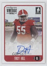 2021 Onyx Vintage Auto Blue Ink /400 Trey Hill #FATH Auto 05ky