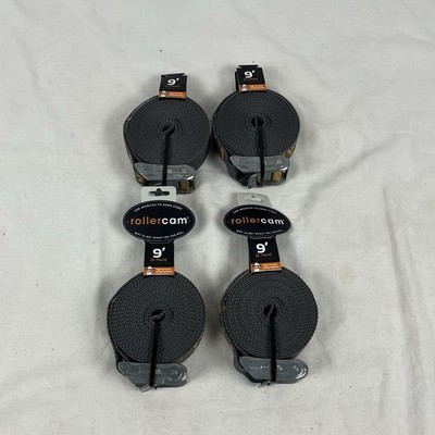 Set of 4 Rollercam Expedition 9 ft Strap 1'' wide Straight End Working Load 350lb