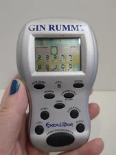 Excalibur Gin Rummy Electronic Handheld Game Pre-owned Tested Works 