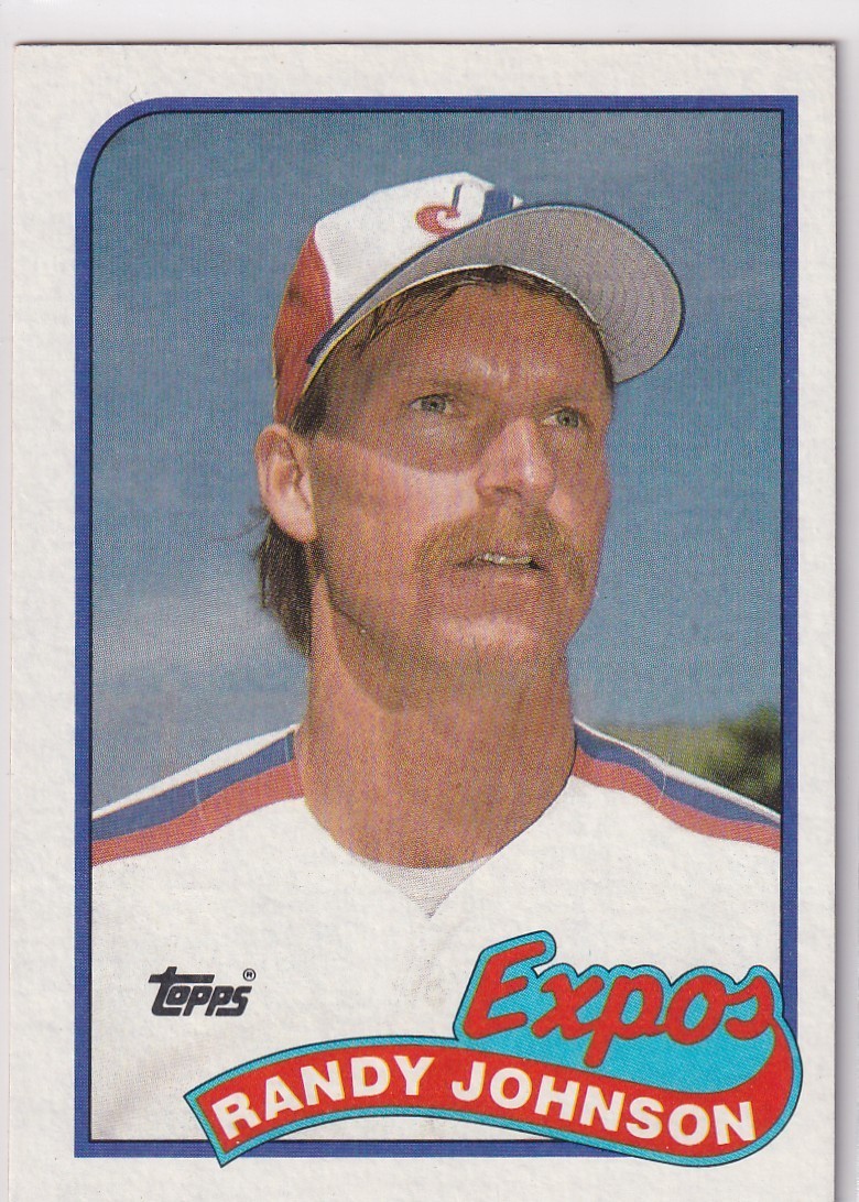 1989 TOPPS RC RANDY JOHNSON SEATTLE MARINERS DIAMONDBACKS #647 ROOKIE z7019-14