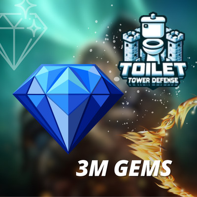 3 Million Gems Toilet Tower Defense ~ TTD Gems ~ TTD ~ 3 Million  Affordable 