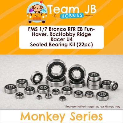 FMS 1/7 Bronco RTR EB Fun-Haver, RocHobby Ridge Racer U4 - 22 Pcs Bearings Kit