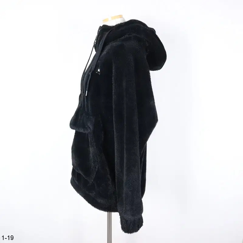 Lacoste Women's Fuzzy Half-Zip Hoodie (Size 85) thumbnail 7