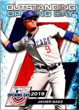 2021 Topps Opening Day - Outstanding Opening Days Javier Báez #OOD-3