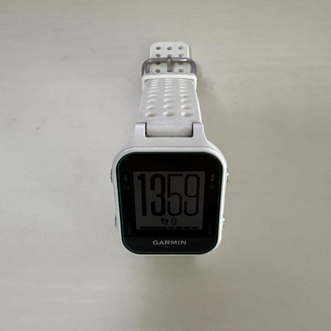 Garmin Approach S20 GPS Golf Watch with White Band