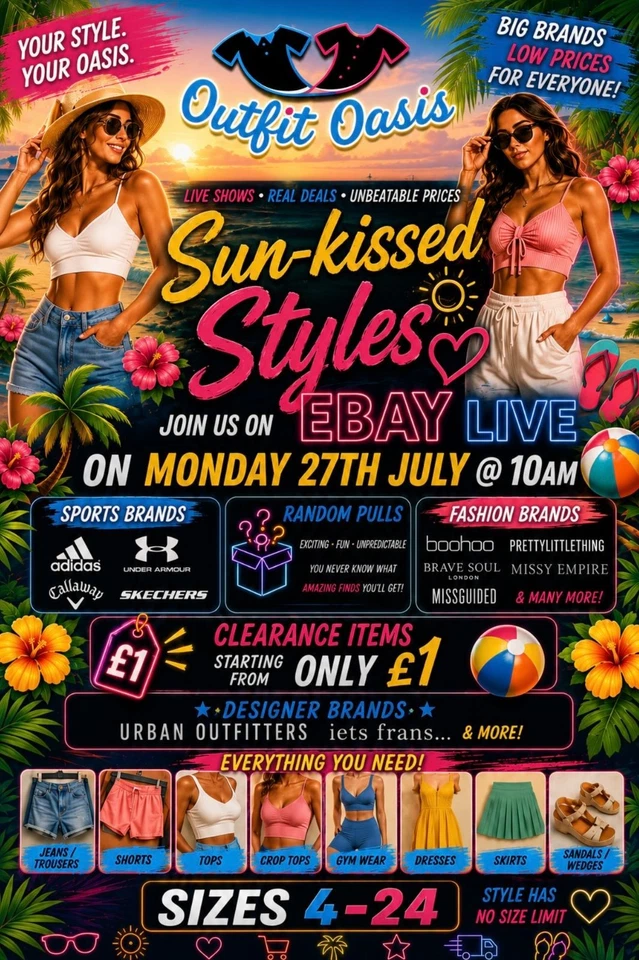 Sun-kissed Styles New With & Without Tags