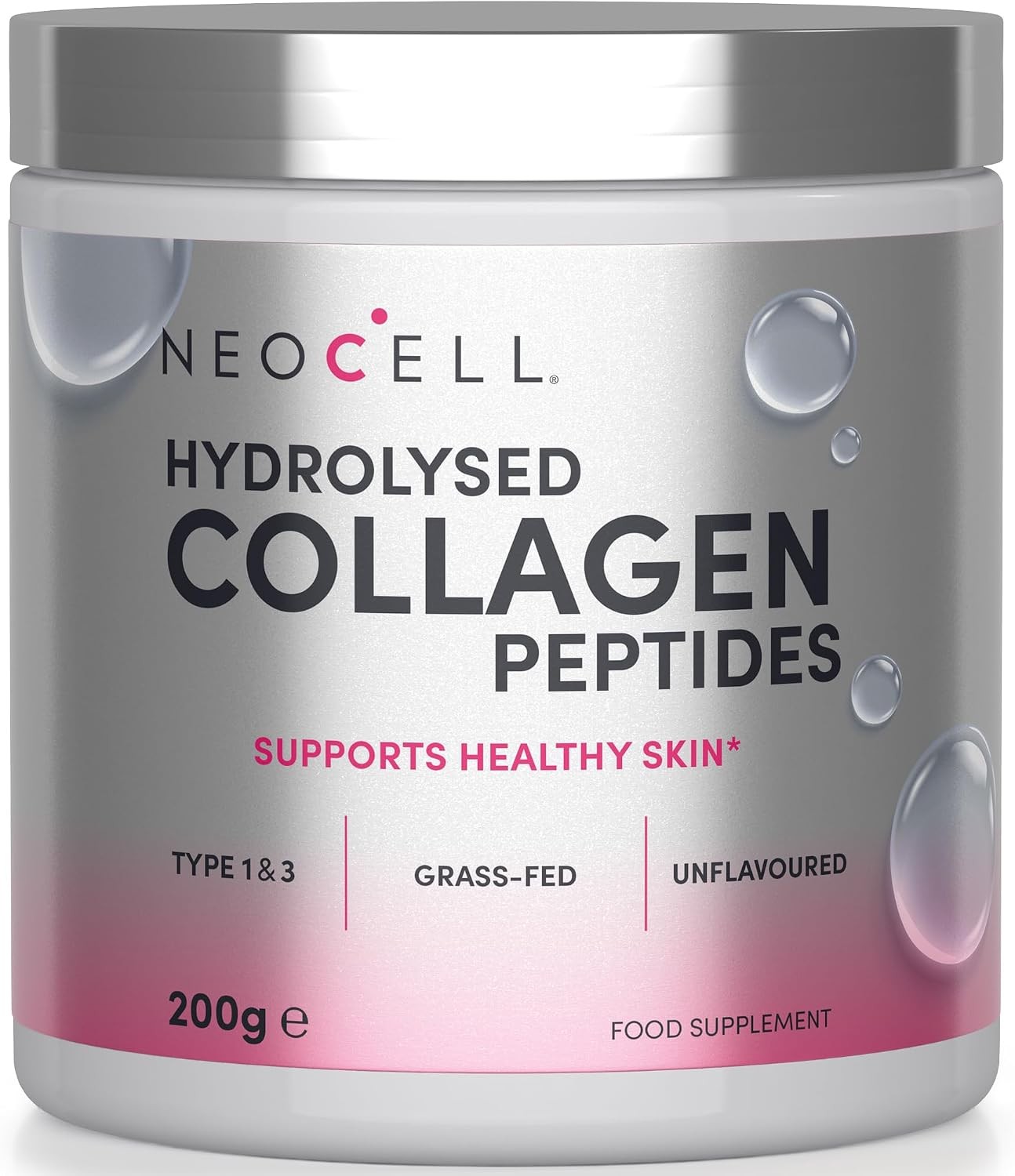 NeoCell Hydrolysed Collagen Peptides 200g Skin Hair Nails - Image 3