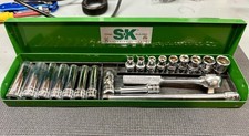 Sk Tool 14 Ratchet Set 6 Point Vintage