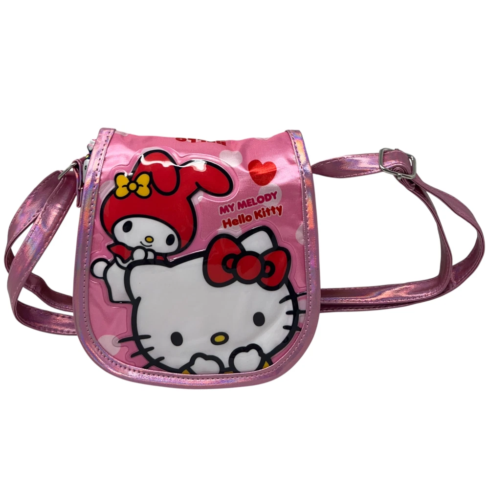 Borsa a tracolla Hello Kitty Face 3D – 13x13 cm, mini e adorabile