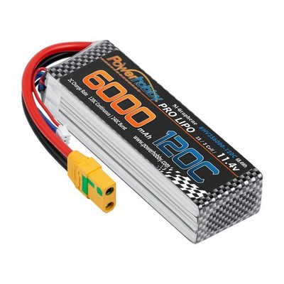 Power Hobby 3S-6000MAH-120C-XT90 3S 11.4V 6000mah 120C + HV Lipo Battery