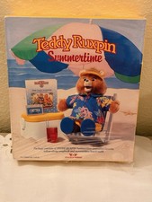 Vintage 1987 Teddy Ruxpin Summertime Outfit Cassette Book Worlds of Wonder New 