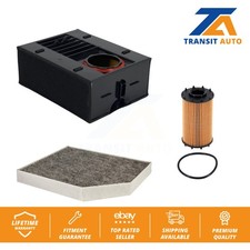 Air Cabin Engine Cartridge Oil Filters (3 Total) Kit For Porsche Macan 3.0L