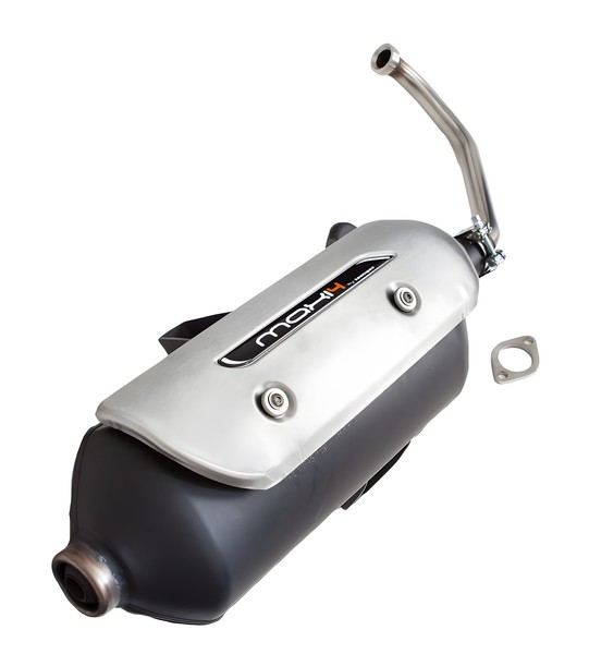 Auspuff Anlage Tecnigas New Maxi 4 Exhaust Mit ABE FüR Peugeot Geopolis 125Cc-image