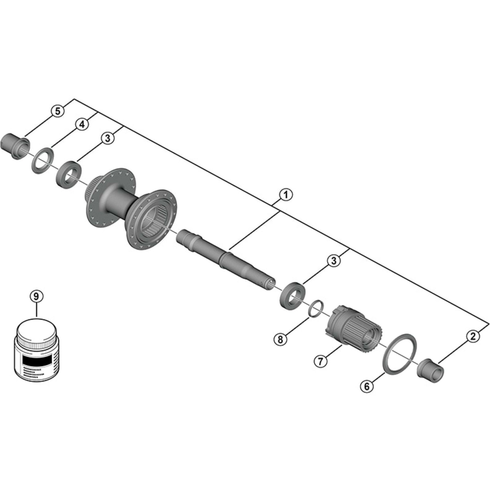 Shimano Spares FH-TC600 bush