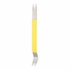 Car Trim Removal Tools 9" Steel Auto Clip Lifter Car Removal Pry Bar Yellow