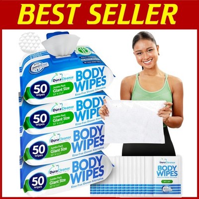 Extra Moist Bath Wipes - Elderly Care, Surgery Recovery^