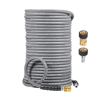 #ad 3 8quot; Pressure Washer Hose 150 FT 4500 PSI Steel Braided Layer amp; NonMarking R... $281.14