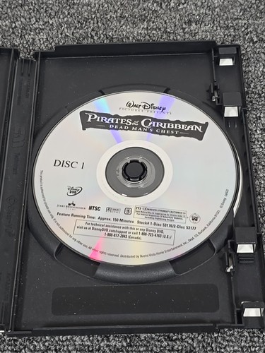 Pirates of the Caribbean: Dead Man's Chest (DVD) ** Former Blockbuster Rental ** - Picture 4 of 5