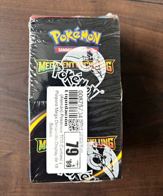 Pokémon Sammelkartenspiel Mega-Entwicklung 18er Display Sealed&OVP