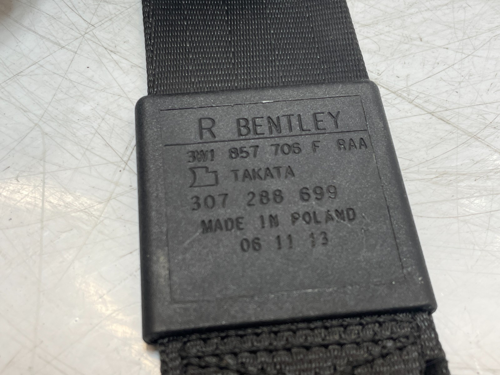✅ 12-18 OEM Bentley Continental GT Front Passenger Seat Belt Seatbelt Retractor