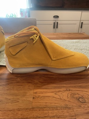 Size 10 - Air Jordan 18 Retro Yellow Suede for sale online | eBay