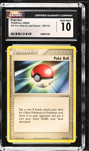Poké Ball graded CGC 10 for sale on eBay