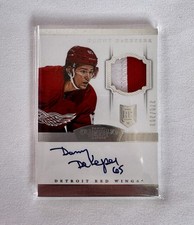 2013-14 PANINI DOMINION ROOKIE, PATCH & AUTO /299 DANNY DeKEYSER #154 RED WINGS
