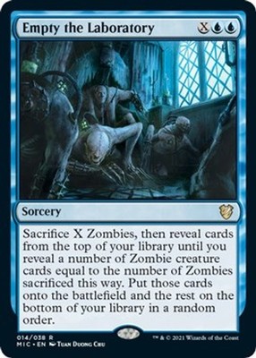 Empty the Laboratory - NM MTG Commander: Innistrad: Midnight Hunt