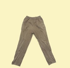   Brown polka dot loungewear pants  