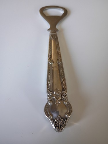 Mid-century Sterling Silver Handled 6 In  Bottle Opener