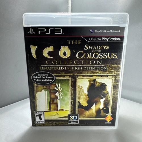 The ICO And Shadow Of The Colossus Collection PS3 Tested Working
