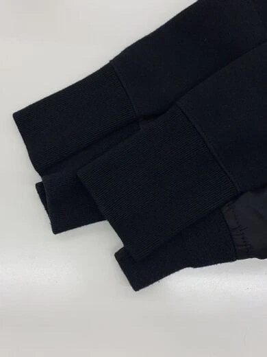 Felpa felpa con cappuccio sacai spugna twill nylon 2 seta BLK SCM 220 