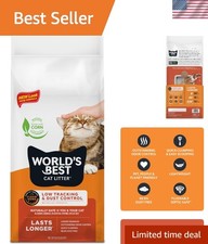 Multiple Cat Unscented Litter 8Lbs - Eco-Friendly, Quick Clumping  Odor Control