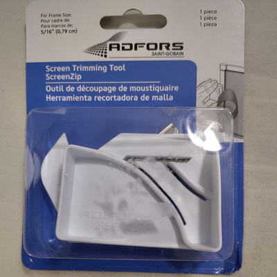 ADFORS Screen Trimming Tool ScreenZip for Frame Size 5/16'' Safety Blade Tool