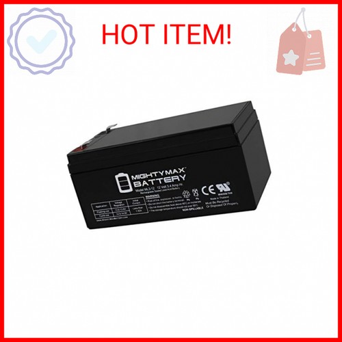 Mighty Max ML3-12 Replacement Battery - 12 Volt 3.5 AH F1 Terminal by SigmasTek