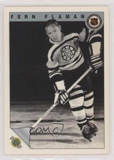 1991-92 Ultimate Original Six Fern Flaman #48 HOF k4g