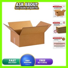 Partners Brand P15126 Corrugated Boxes 15"L x 12"W x 6"H Pack of 25