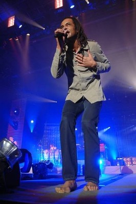 French singer Yannick Noah performing live 2007 Music Old Photo 7