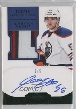 2011-12 Panini Dominion Auto Rookie Emerald 2/5 Teemu Hartikainen #147 Patch 8tn