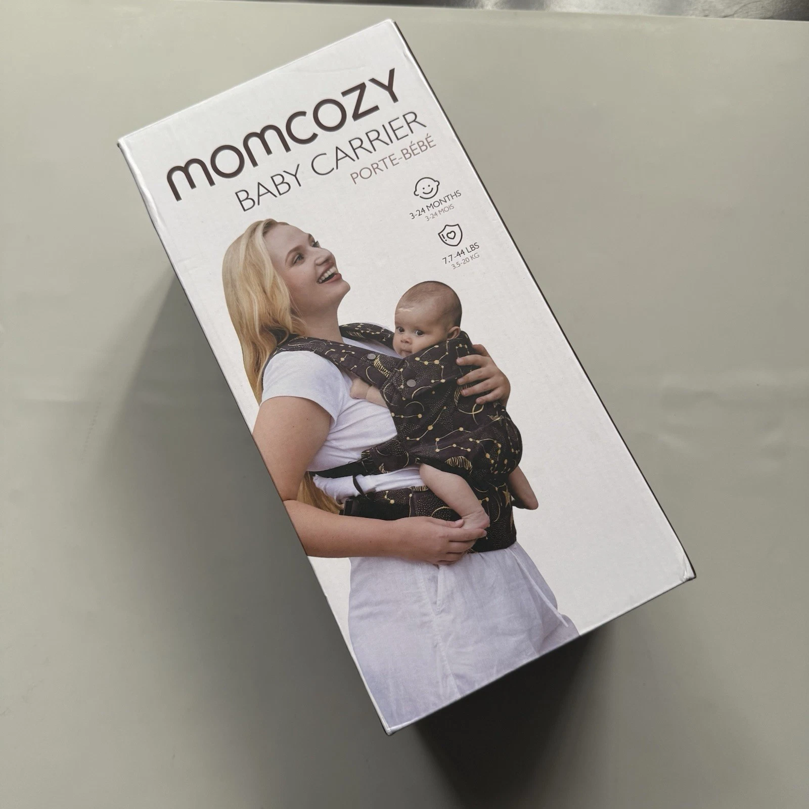 Momcozy Baby Carrier Neutral Beige Ergonomic Infant 7–44 lbs