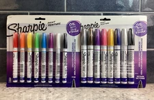 Sharpie OIL BASED PAINT MARKERS Medium and Fine Point Asstd. Colors 16 Total NEW