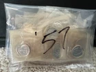 1957 Silver Proof Roosevelt Dime Roll 50 Coins 90% SILVER Cello Wrapped