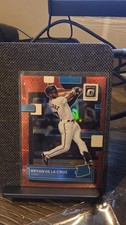 2022 Donruss Optic - Pandora Red Dragon  Prizm #53 Bryan De La Cruz #/99