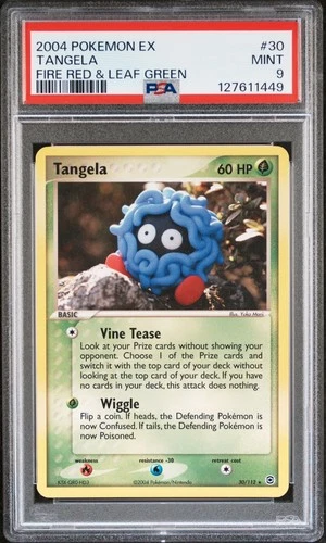 Pokemon Card Tangela 30/112 Fire Red & Leaf Green PSA 9 MINT