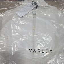 Brand New Varley Davidson Sweat - Ivory Marl - Small